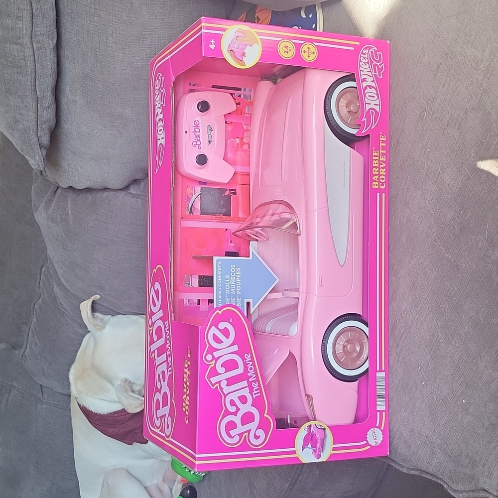 Barbie The Movie Barbie Corvette Hot Wheels RC - NIB